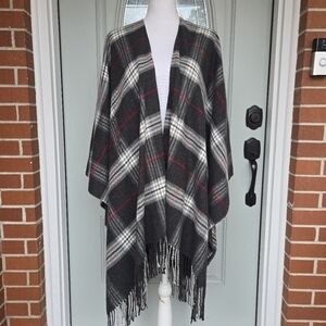 Lord & Taylor Plaid Shrug Wrap